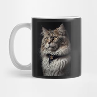 Cool portrait of a Cat Mug